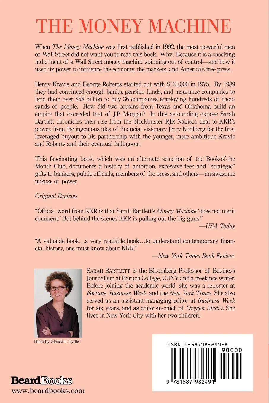 Rückseite: 9781587982491 | The Money Machine: How KKR Manufactured Power and Profits | Bartlett