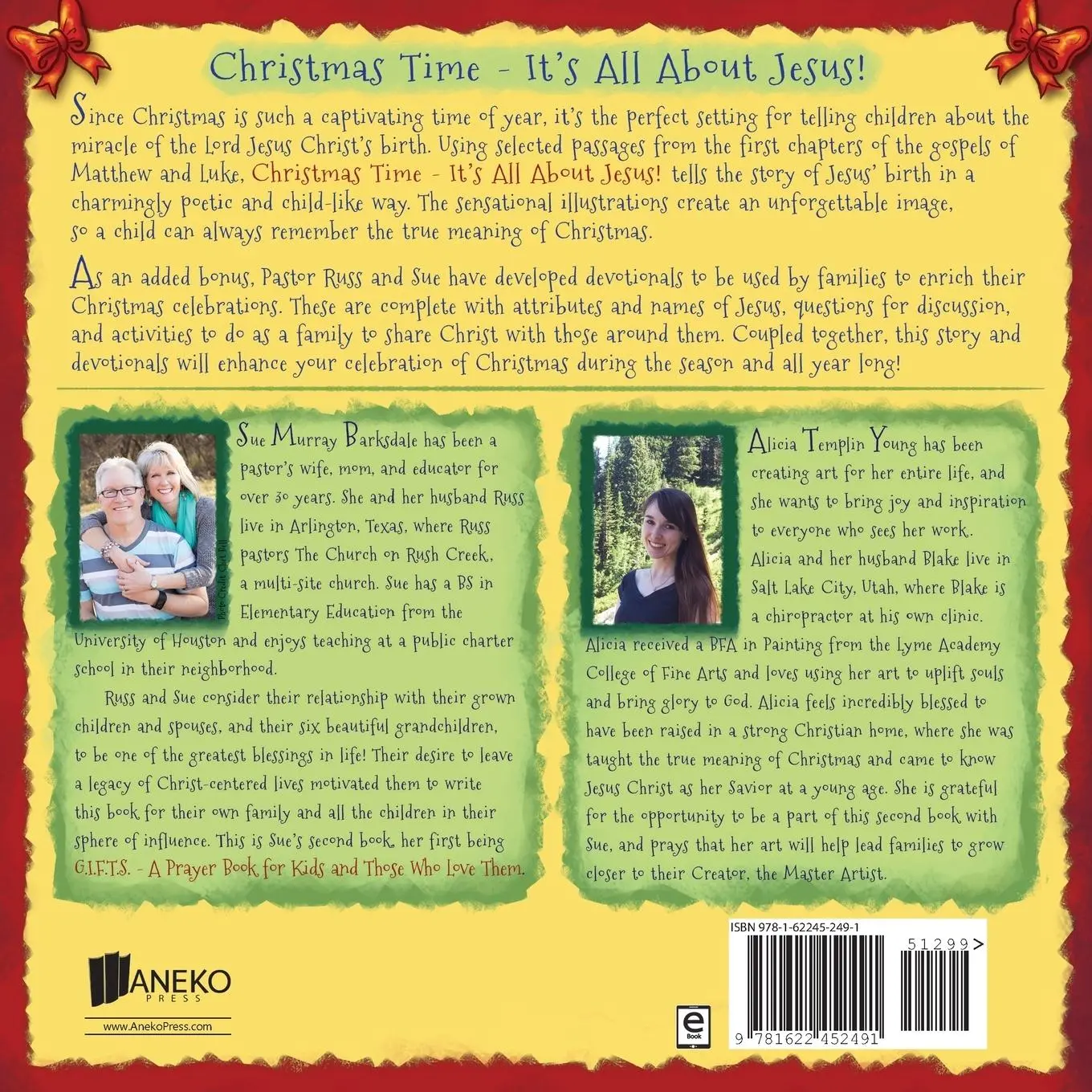 Rückseite: 9781622452491 | Christmas Time | It's All About Jesus! | Sue M. Barksdale | Buch