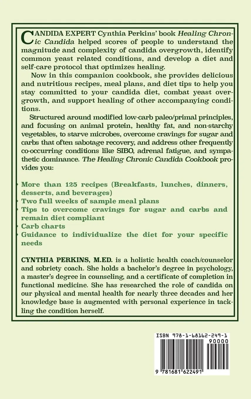 Rückseite: 9781681622491 | Healing Chronic Candida Cookbook | Cynthia Perkins | Buch | Gebunden