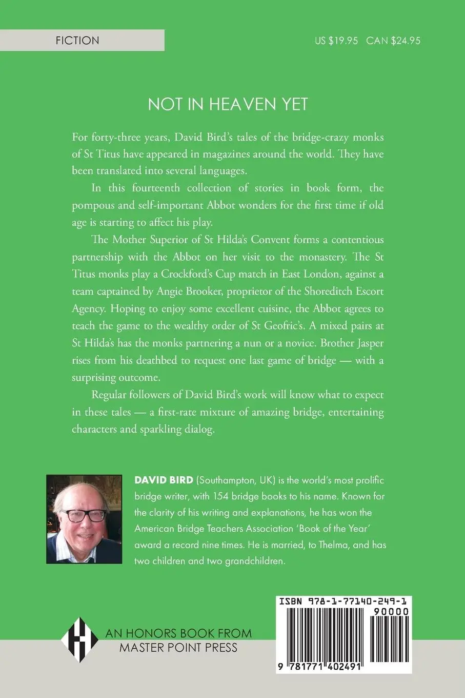Rückseite: 9781771402491 | The Abbot's Senior Moment | David Bird | Taschenbuch | Englisch | 2022