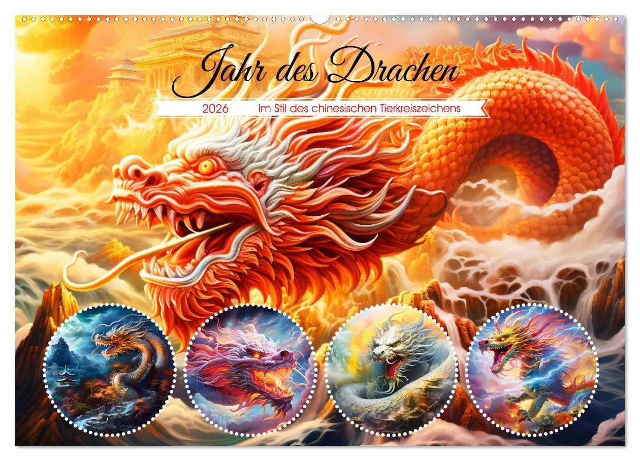 Cover: 9783457472491 | Jahr des Drachen - Im Stil des chinesischen Tierkreiszeichens...