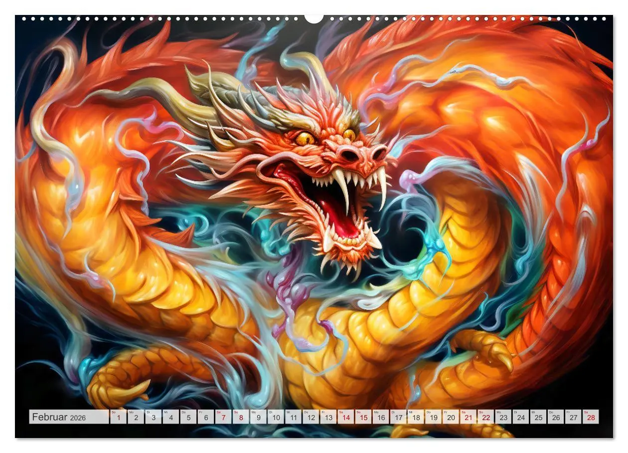 Bild: 9783457472491 | Jahr des Drachen - Im Stil des chinesischen Tierkreiszeichens...