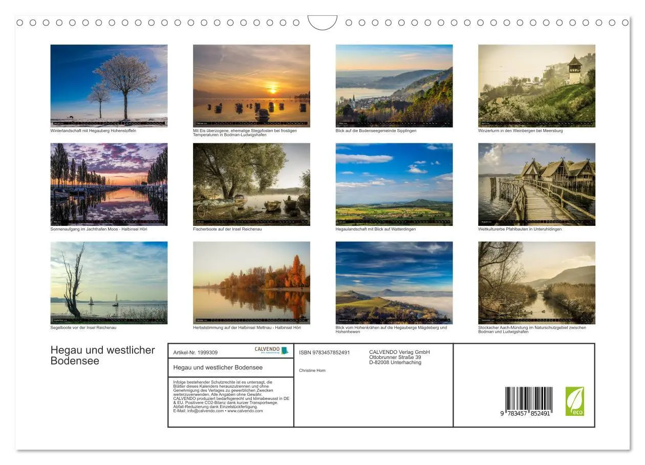 Bild: 9783457852491 | Hegau und westlicher Bodensee (Wandkalender 2026 DIN A3 quer),...