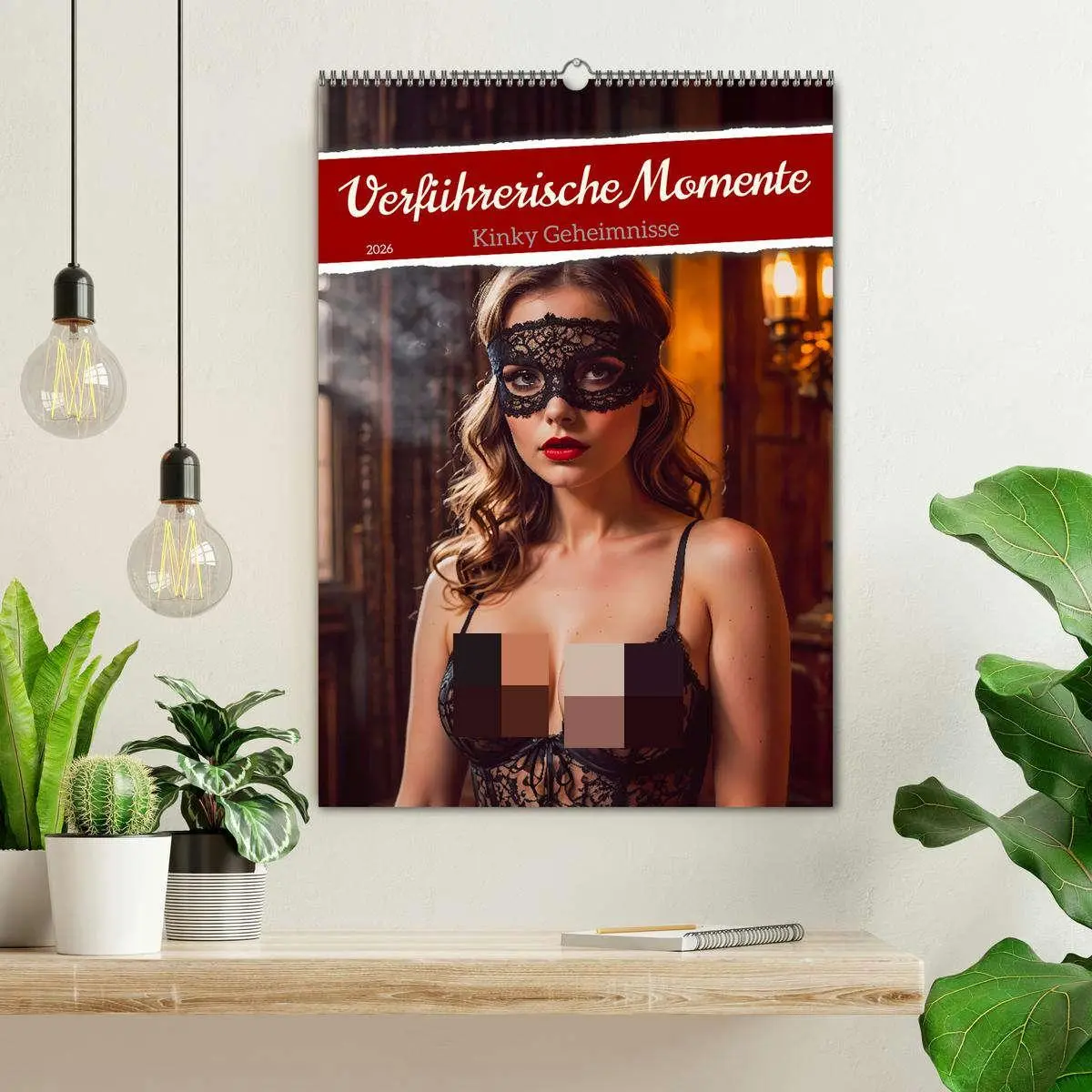 Bild: 9783516252491 | Verführerische Momente - Kinky Geheimnisse (Wandkalender 2026 DIN...