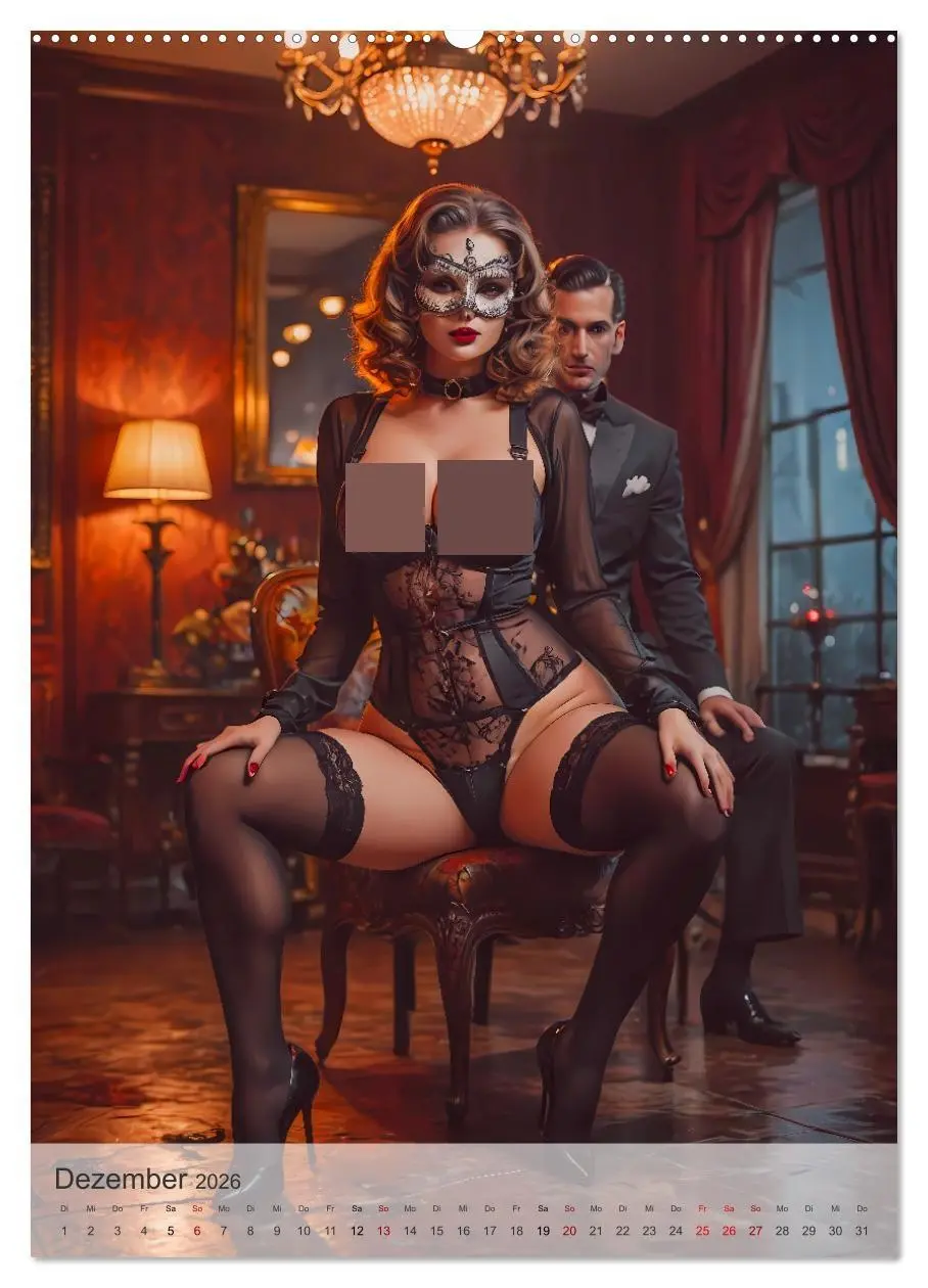 Bild: 9783516252491 | Verführerische Momente - Kinky Geheimnisse (Wandkalender 2026 DIN...