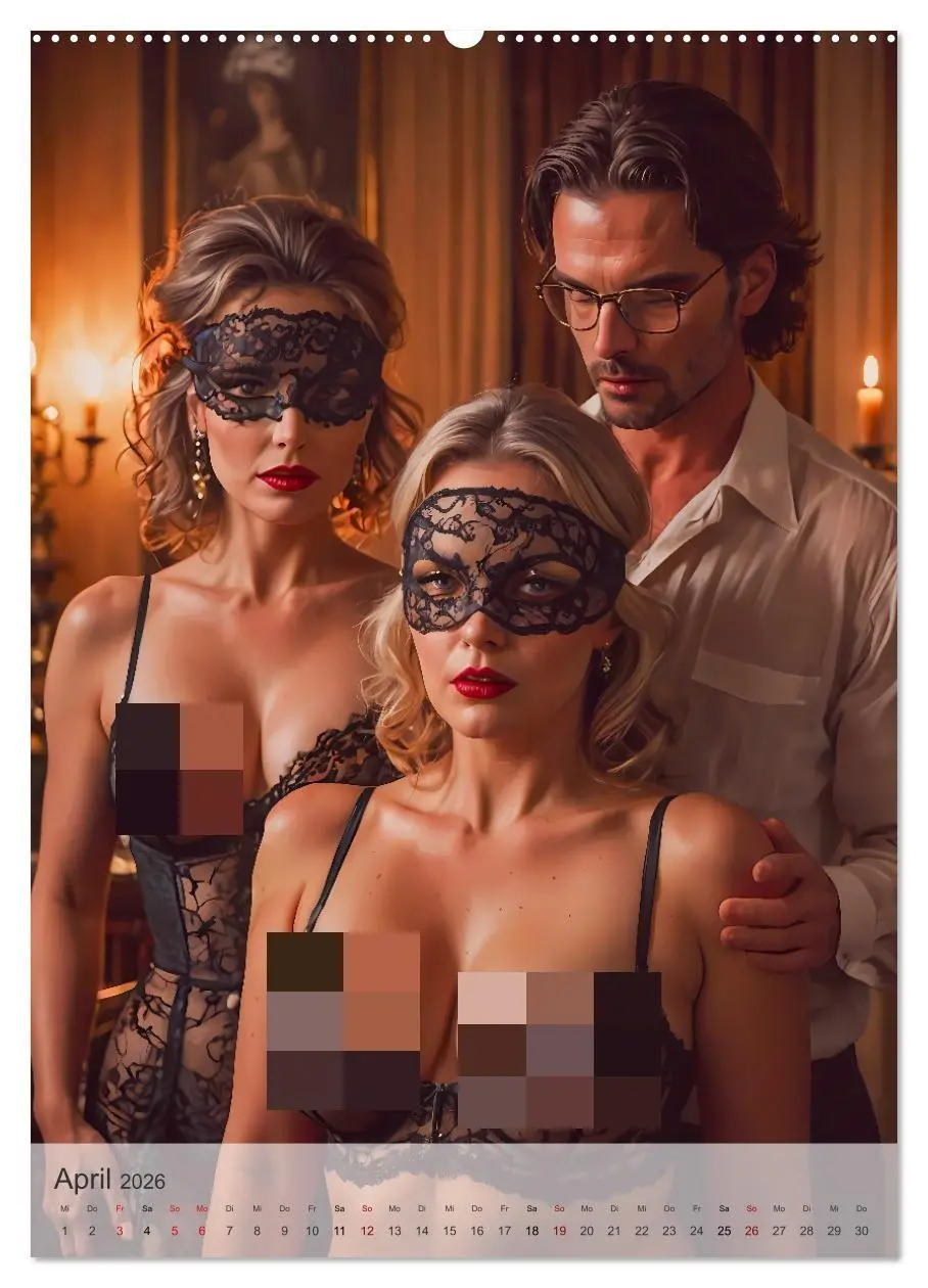 Bild: 9783516252491 | Verführerische Momente - Kinky Geheimnisse (Wandkalender 2026 DIN...
