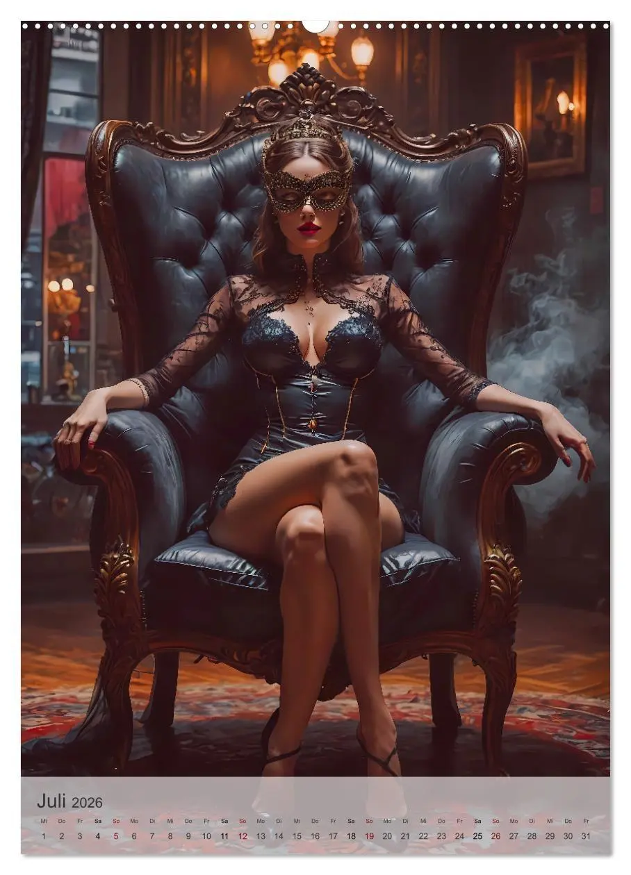 Bild: 9783516252491 | Verführerische Momente - Kinky Geheimnisse (Wandkalender 2026 DIN...