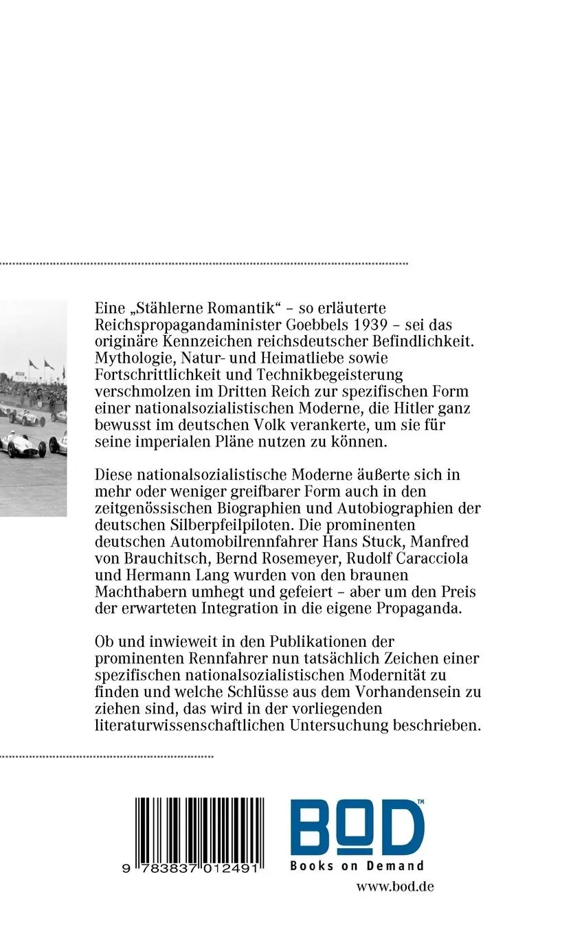 Rückseite: 9783837012491 | Stählerne Romantik | Frank O. Hrachowy | Taschenbuch | 188 S. | 2008