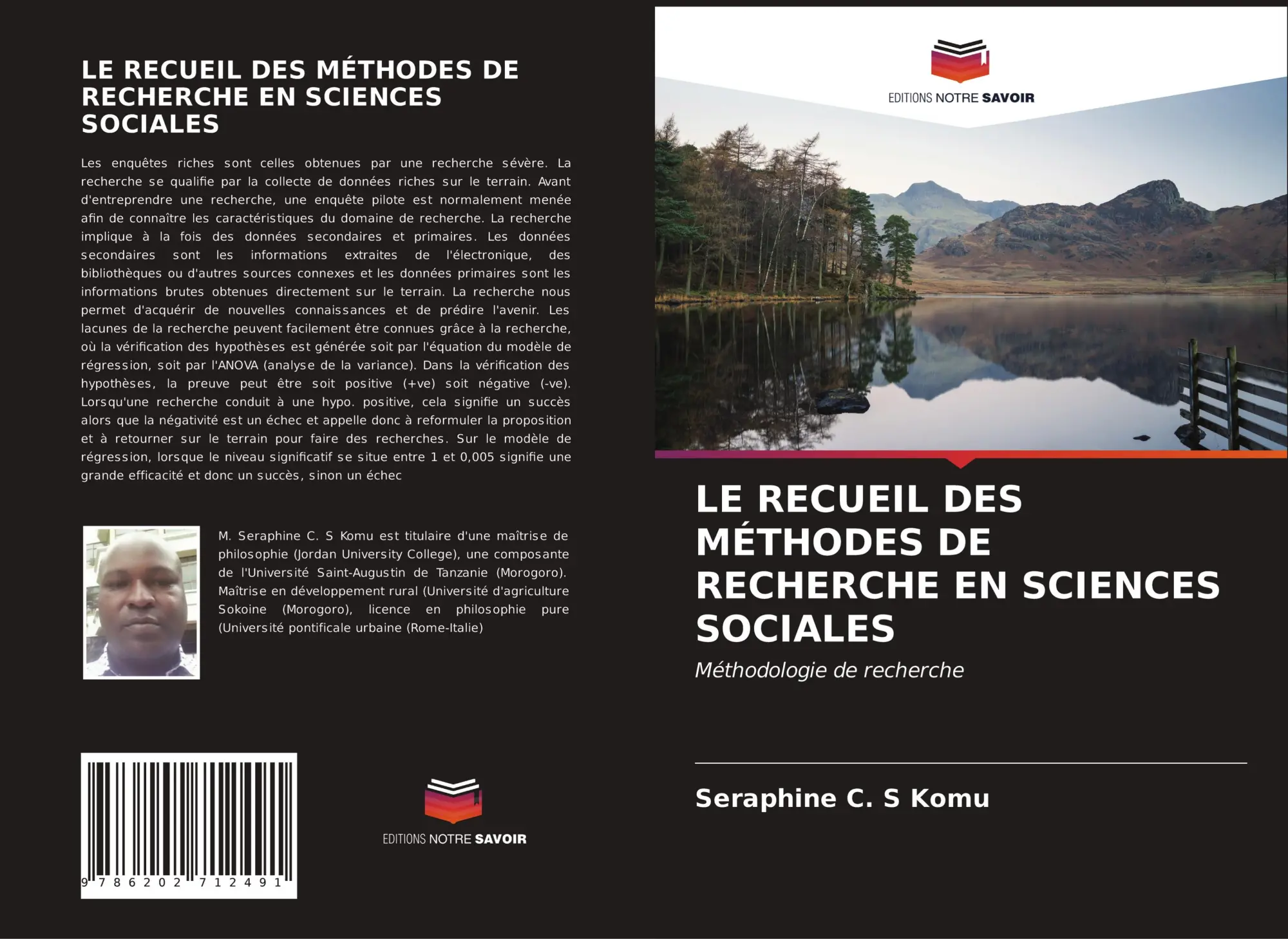 Cover: 9786202712491 | LE RECUEIL DES MÉTHODES DE RECHERCHE EN SCIENCES SOCIALES | Komu