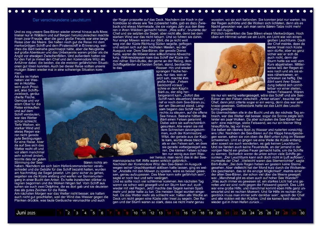 Bild: 9783435062591 | Die Abenteuer der See-Bären (Wandkalender 2025 DIN A3 quer),...