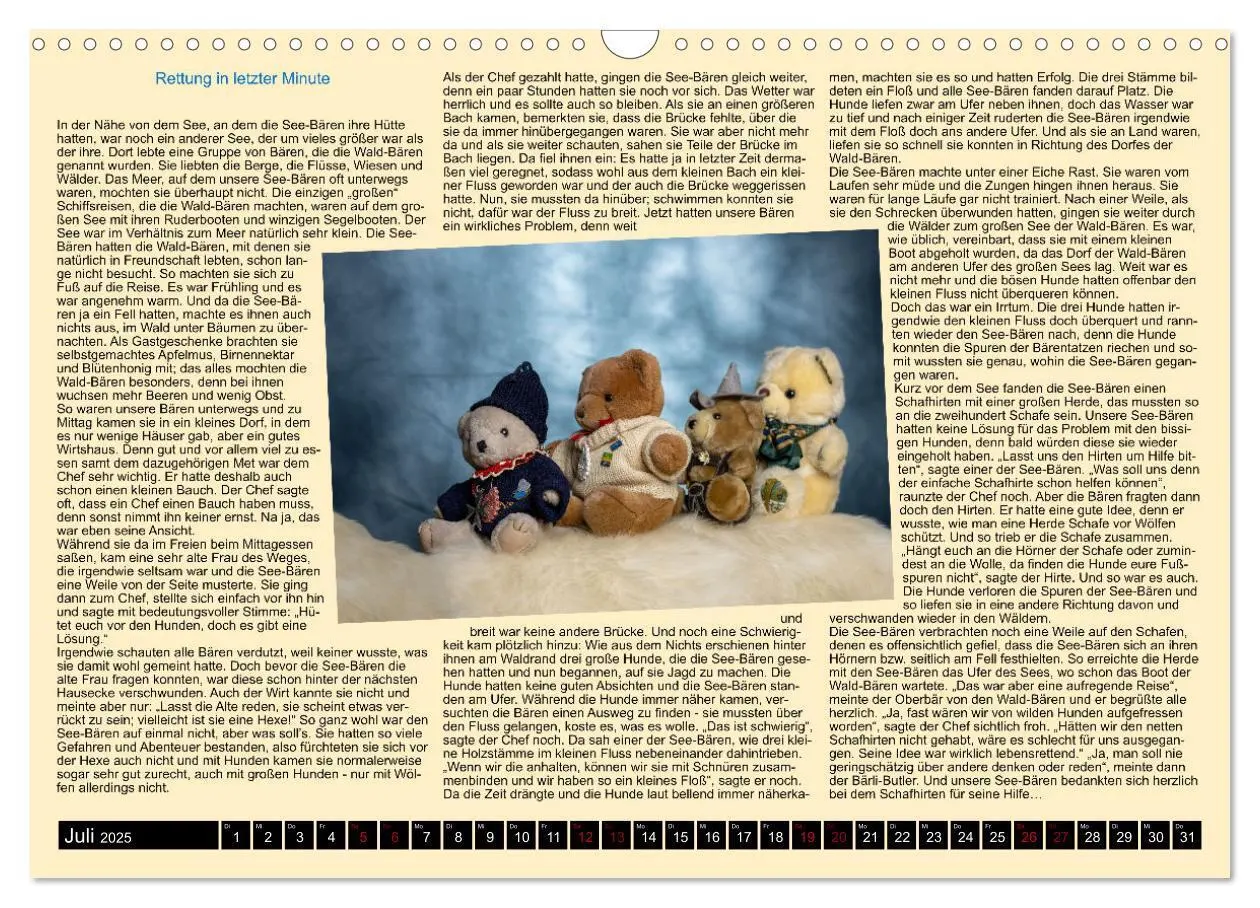 Bild: 9783435062591 | Die Abenteuer der See-Bären (Wandkalender 2025 DIN A3 quer),...