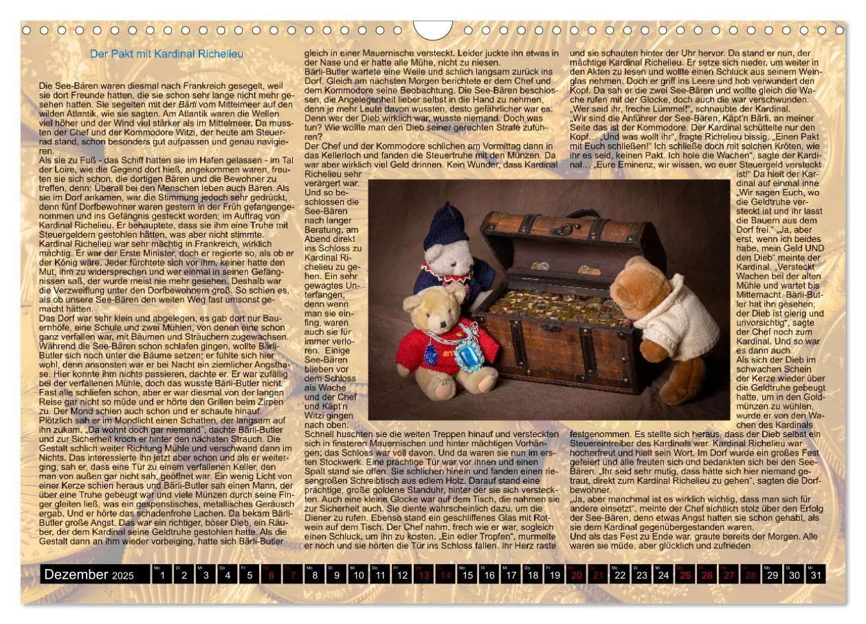 Bild: 9783435062591 | Die Abenteuer der See-Bären (Wandkalender 2025 DIN A3 quer),...