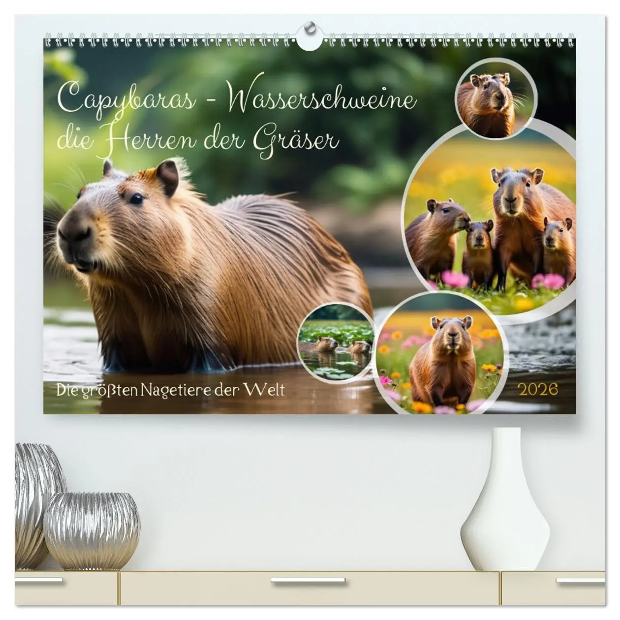 Cover: 9783457392591 | Capybaras - Wasserschweine die Herren der Gräser (hochwertiger...