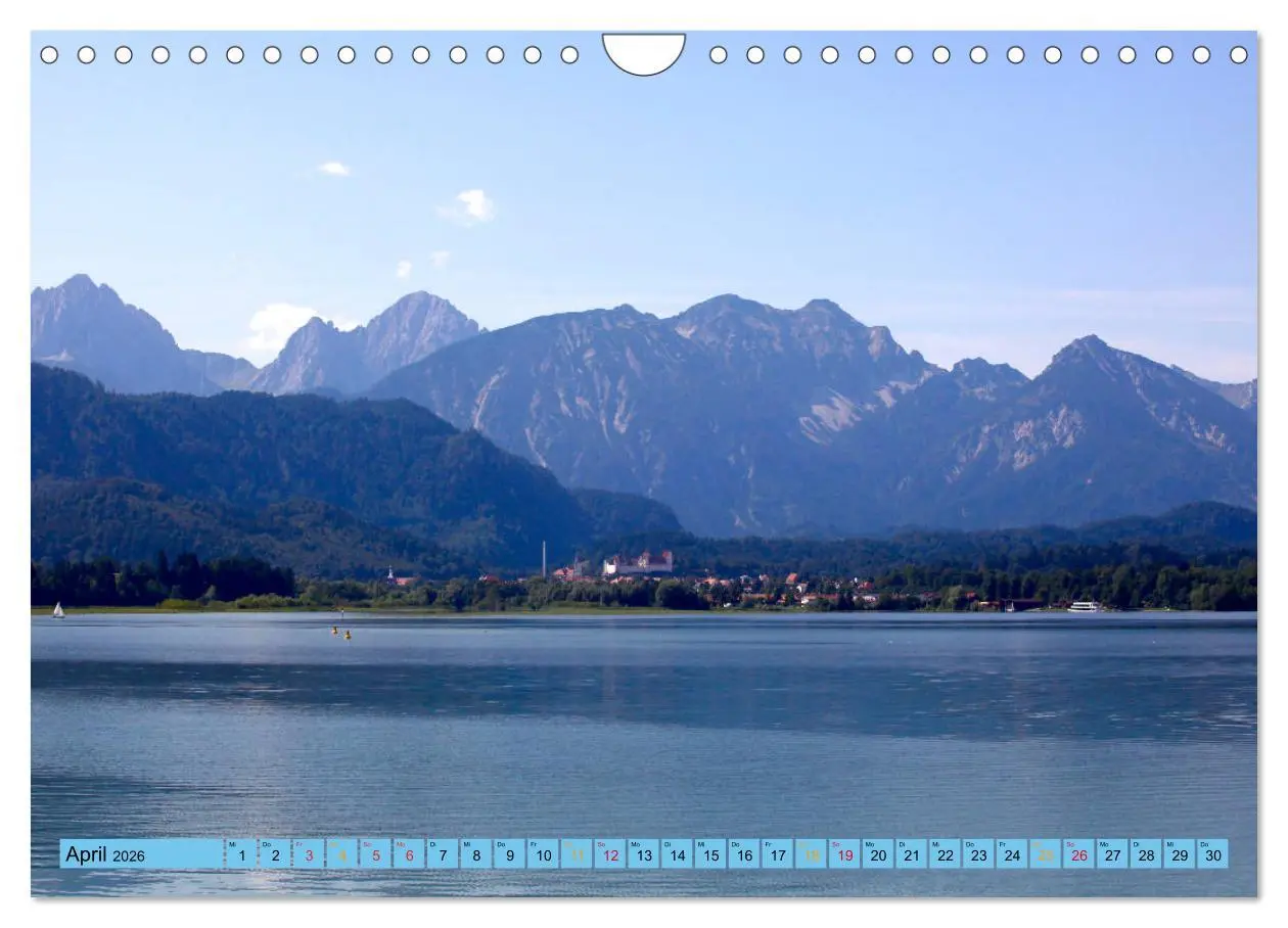Bild: 9783457772591 | Schöner Forggensee (Wandkalender 2026 DIN A4 quer), CALVENDO...