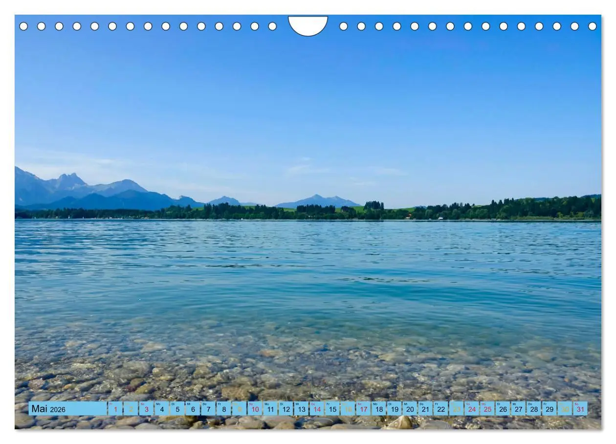 Bild: 9783457772591 | Schöner Forggensee (Wandkalender 2026 DIN A4 quer), CALVENDO...