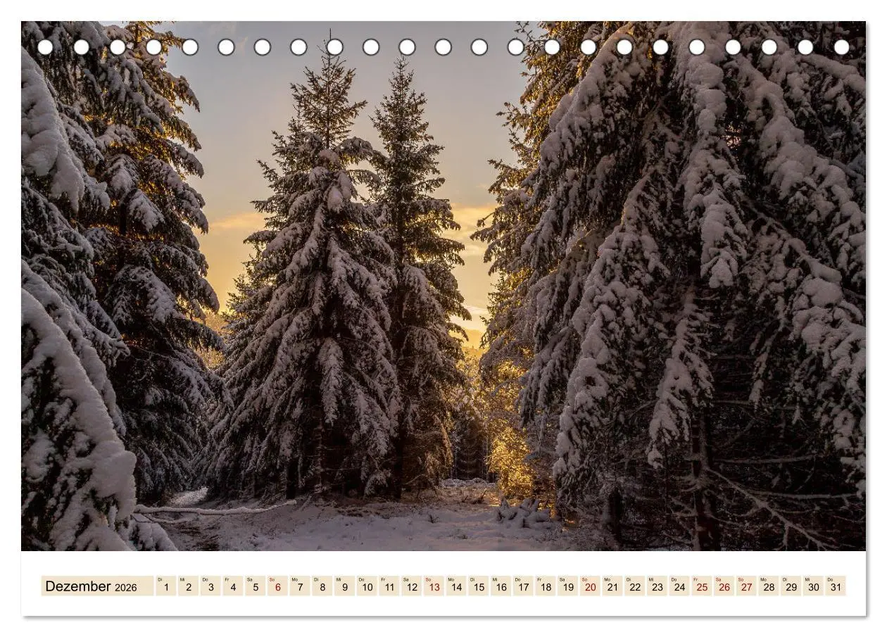 Bild: 9783457912591 | Sauerland - Land der tausend Berge (Tischkalender 2026 DIN A5...