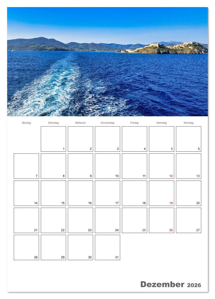 Bild: 9783516622591 | Faszinierendes Elba (Tischkalender 2026 DIN A5 hoch), CALVENDO...