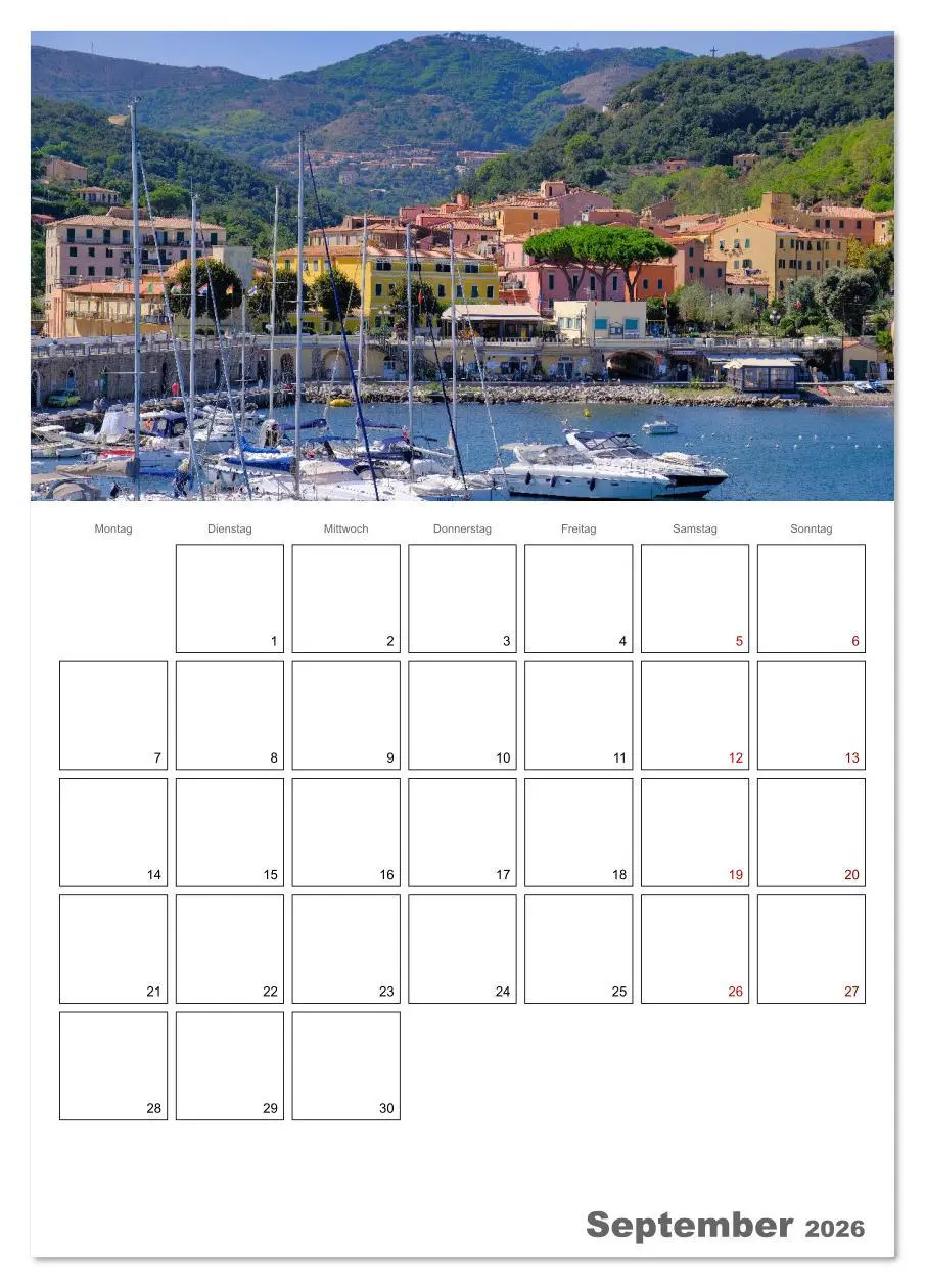 Bild: 9783516622591 | Faszinierendes Elba (Tischkalender 2026 DIN A5 hoch), CALVENDO...