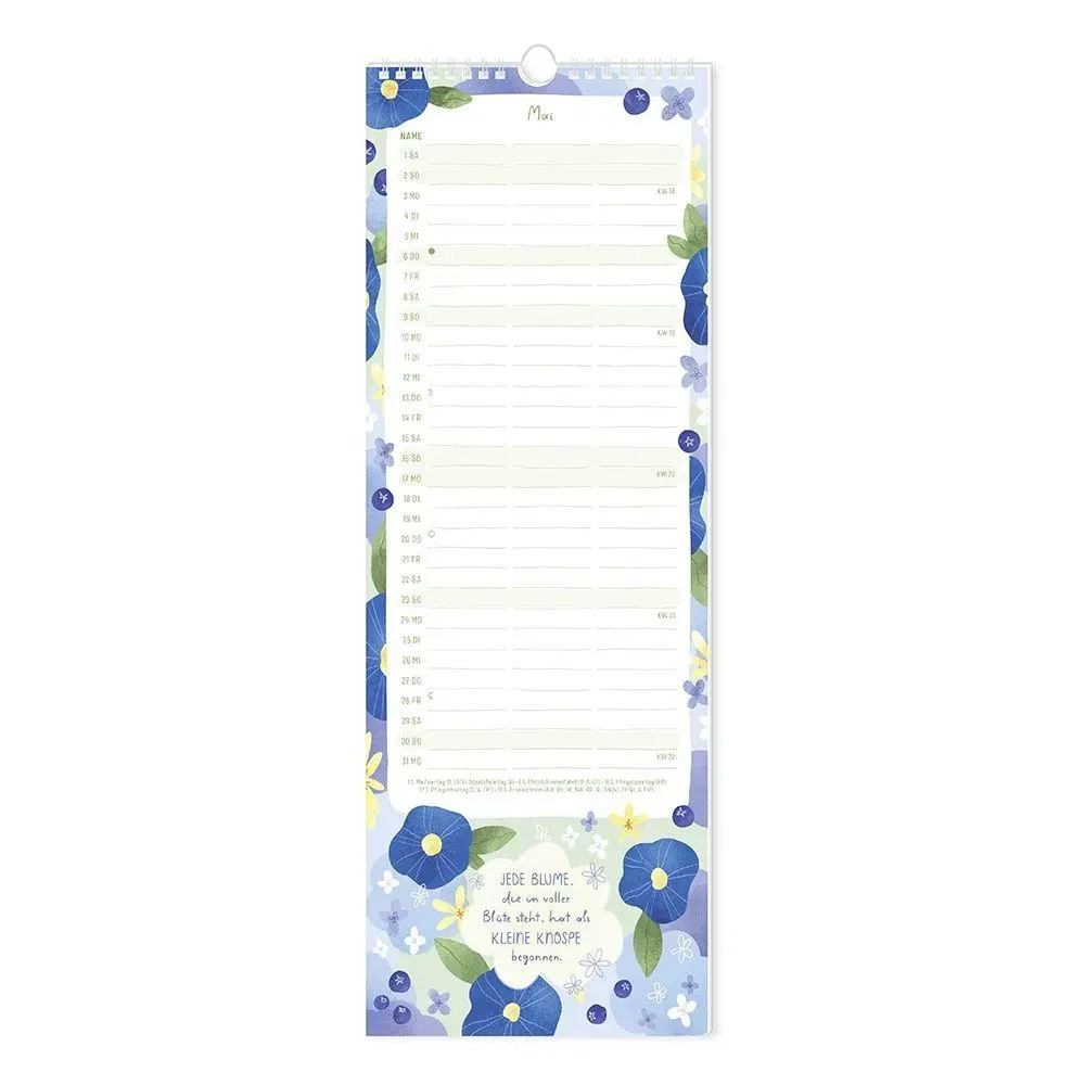 Bild: 9783986362591 | Paarplaner 2027 Floral | Paarplaner | GRAFIK WERKSTATT Das Original