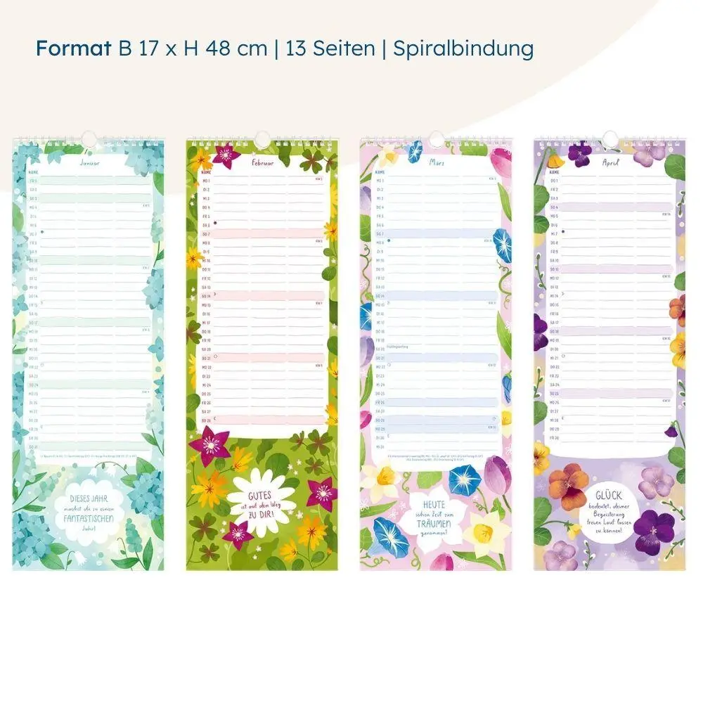 Bild: 9783986362591 | Paarplaner 2027 Floral | Paarplaner | GRAFIK WERKSTATT Das Original