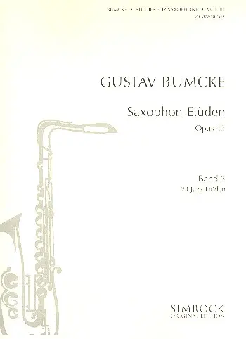 Cover: 9790221102591 | Studies op. 43 Vol. 3 | 24 Jazz-Studies | Gustav Bumcke | Buch