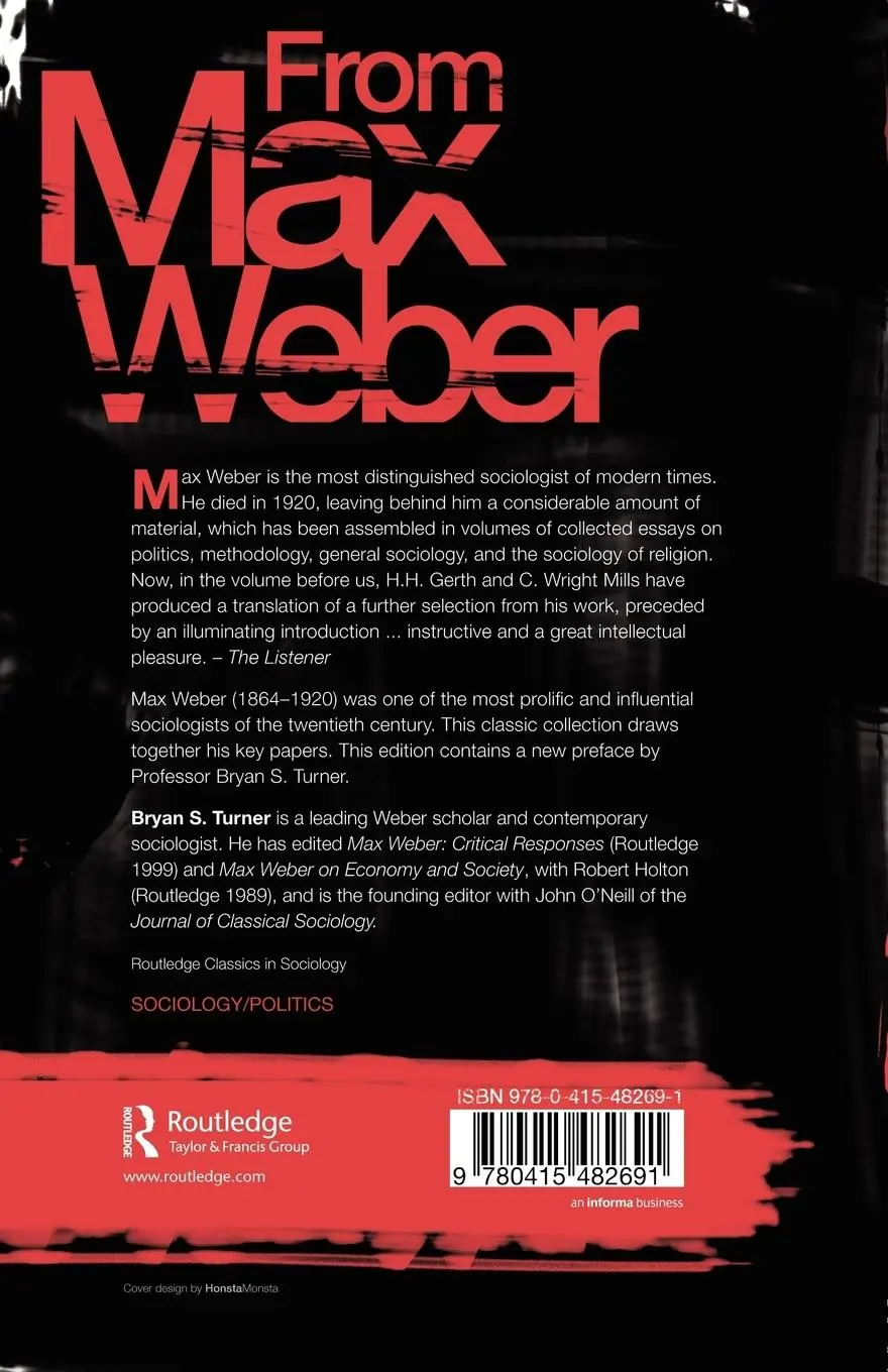 Rückseite: 9780415482691 | From Max Weber | Essays in Sociology | Max Weber | Taschenbuch | 2009