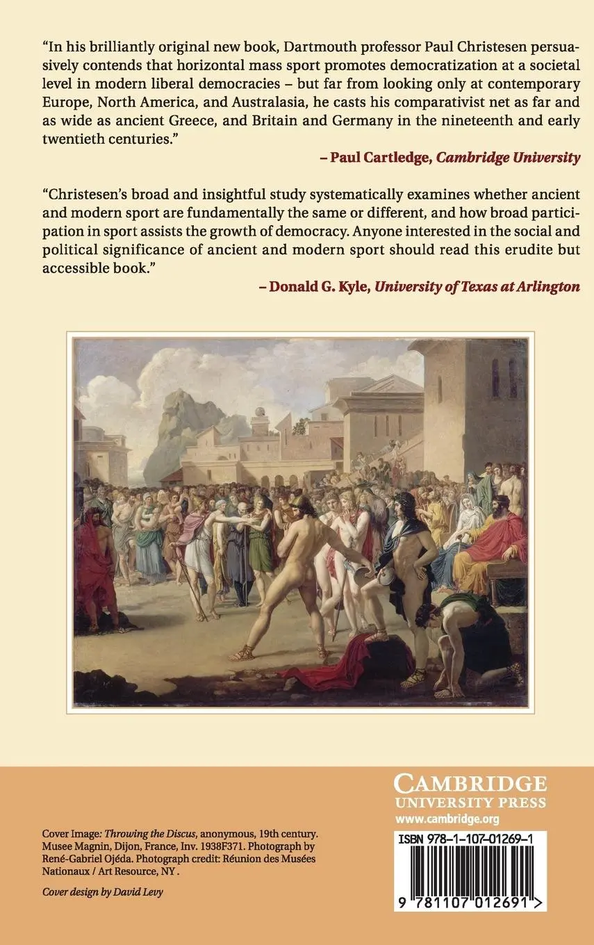 Rückseite: 9781107012691 | Sport and Democracy in the Ancient and Modern Worlds | Paul Christesen