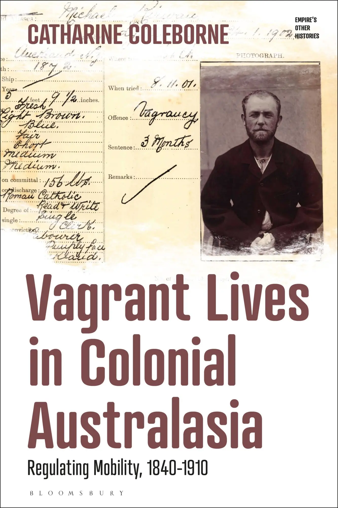 Cover: 9781350252691 | Vagrant Lives in Colonial Australasia | Regulating Mobility, 1840-1910