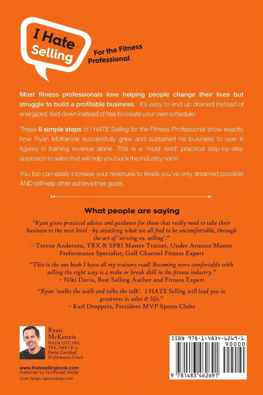 Rückseite: 9781483462691 | I Hate Selling for the Fitness Professional | Ryan McKenzie (u. a.)