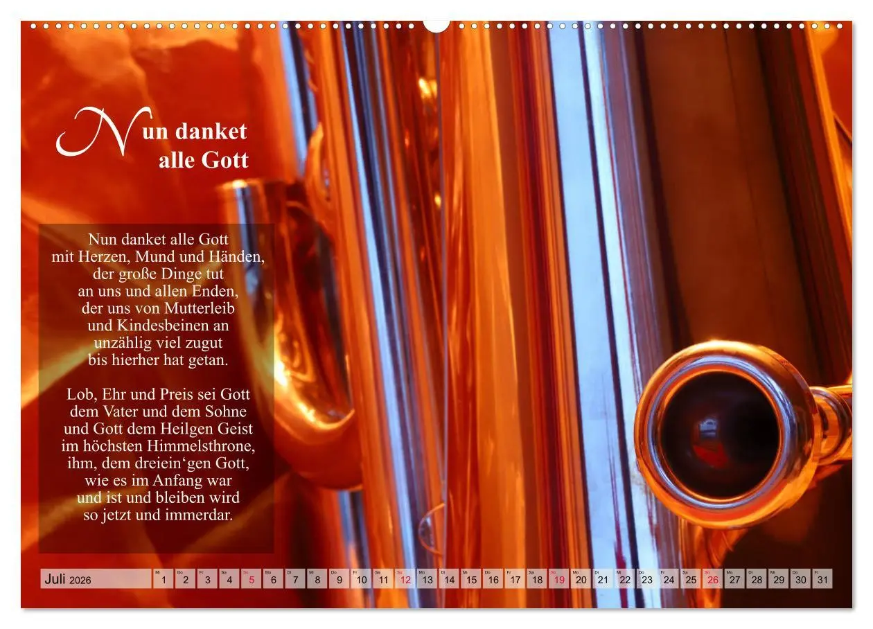 Bild: 9783457692691 | Lieder für Blechbläser (hochwertiger Premium Wandkalender 2026 DIN...