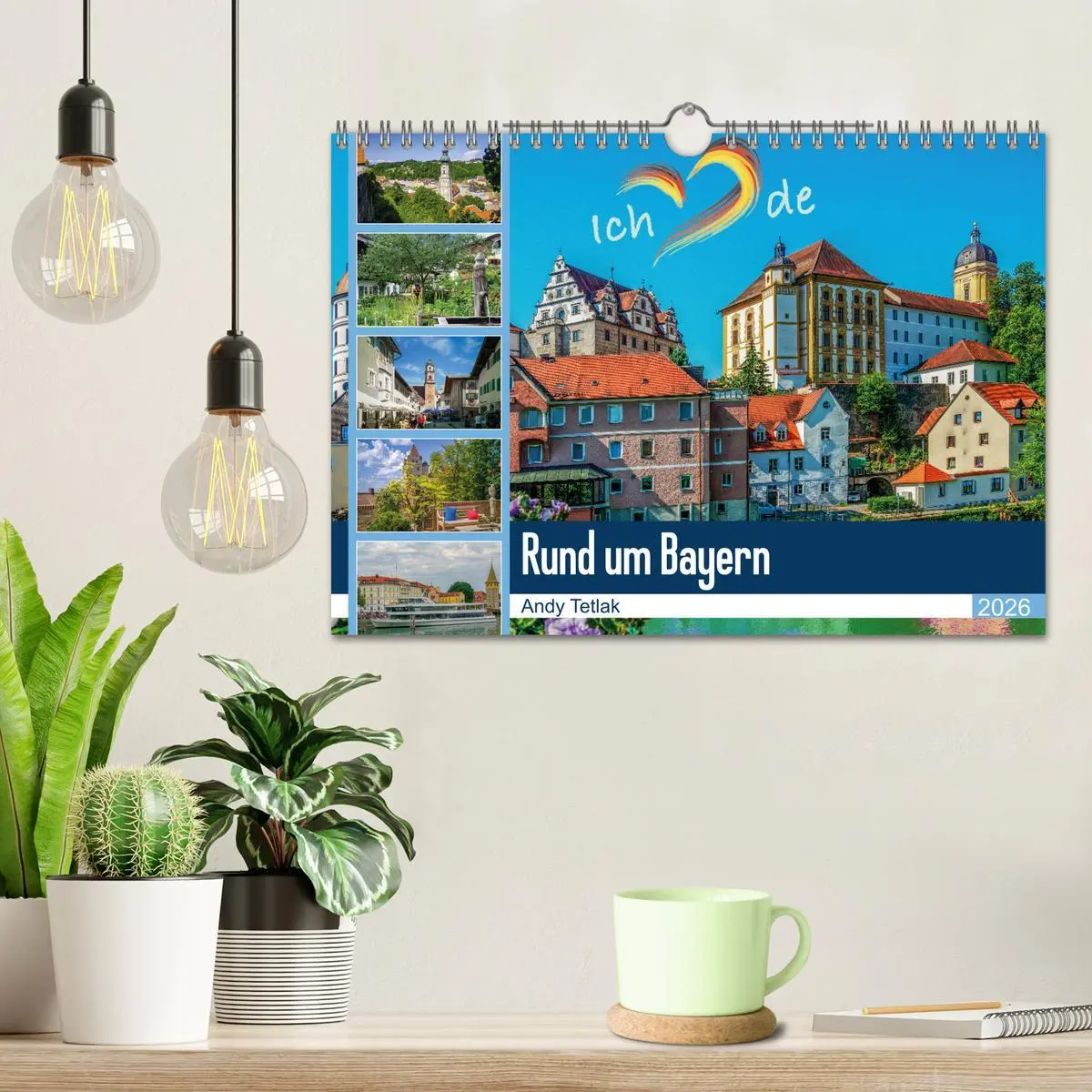 Bild: 9783457762691 | Rund um Bayern (Wandkalender 2026 DIN A4 quer), CALVENDO...