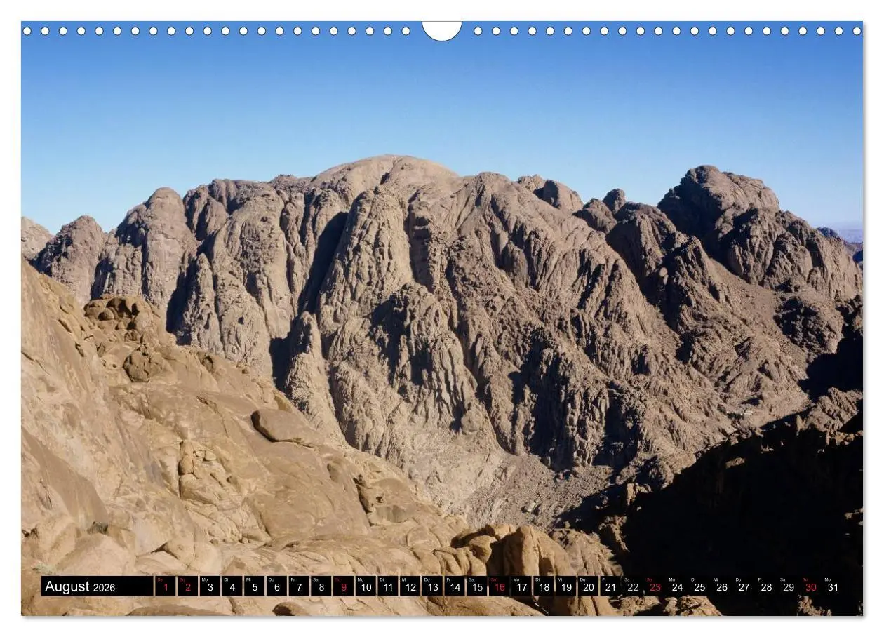 Bild: 9783516092691 | Sinai - Landschaft aus Fels und Sand (Wandkalender 2026 DIN A3...