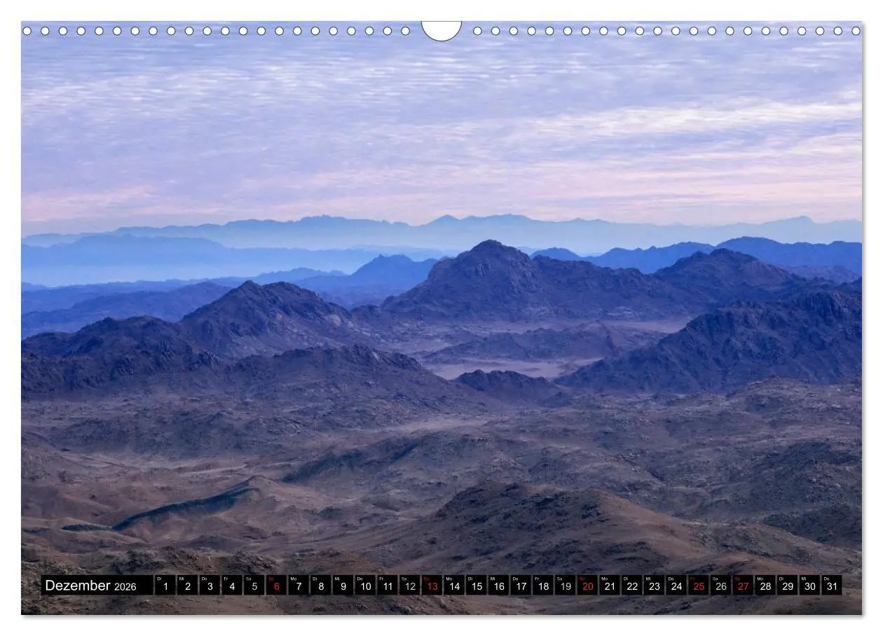 Bild: 9783516092691 | Sinai - Landschaft aus Fels und Sand (Wandkalender 2026 DIN A3...