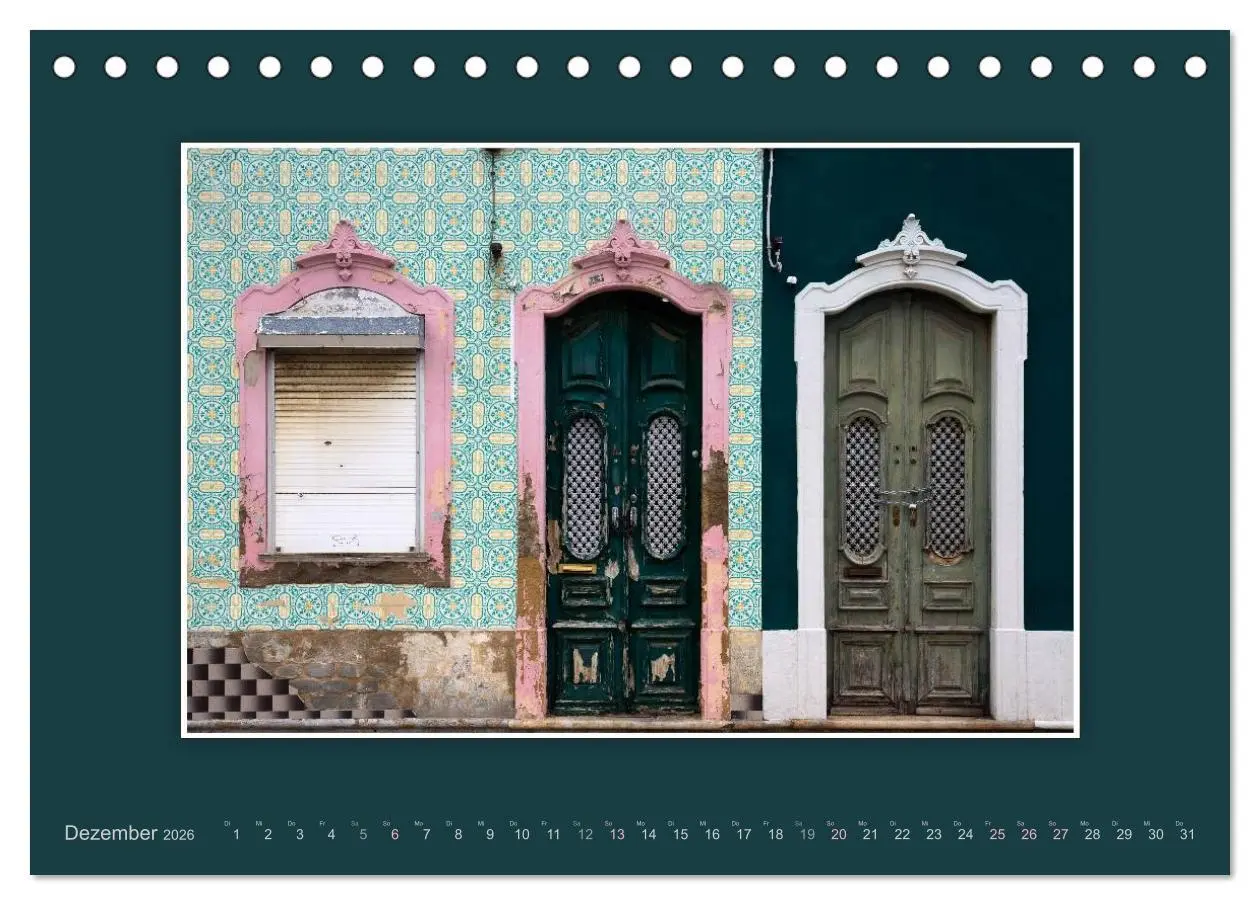 Bild: 9783516162691 | Azulejo-Fassaden in Portugal (Tischkalender 2026 DIN A5 quer),...