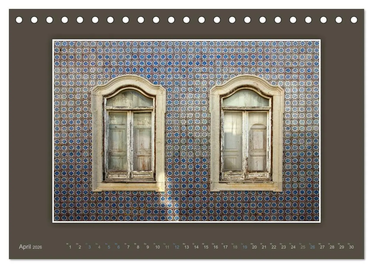 Bild: 9783516162691 | Azulejo-Fassaden in Portugal (Tischkalender 2026 DIN A5 quer),...