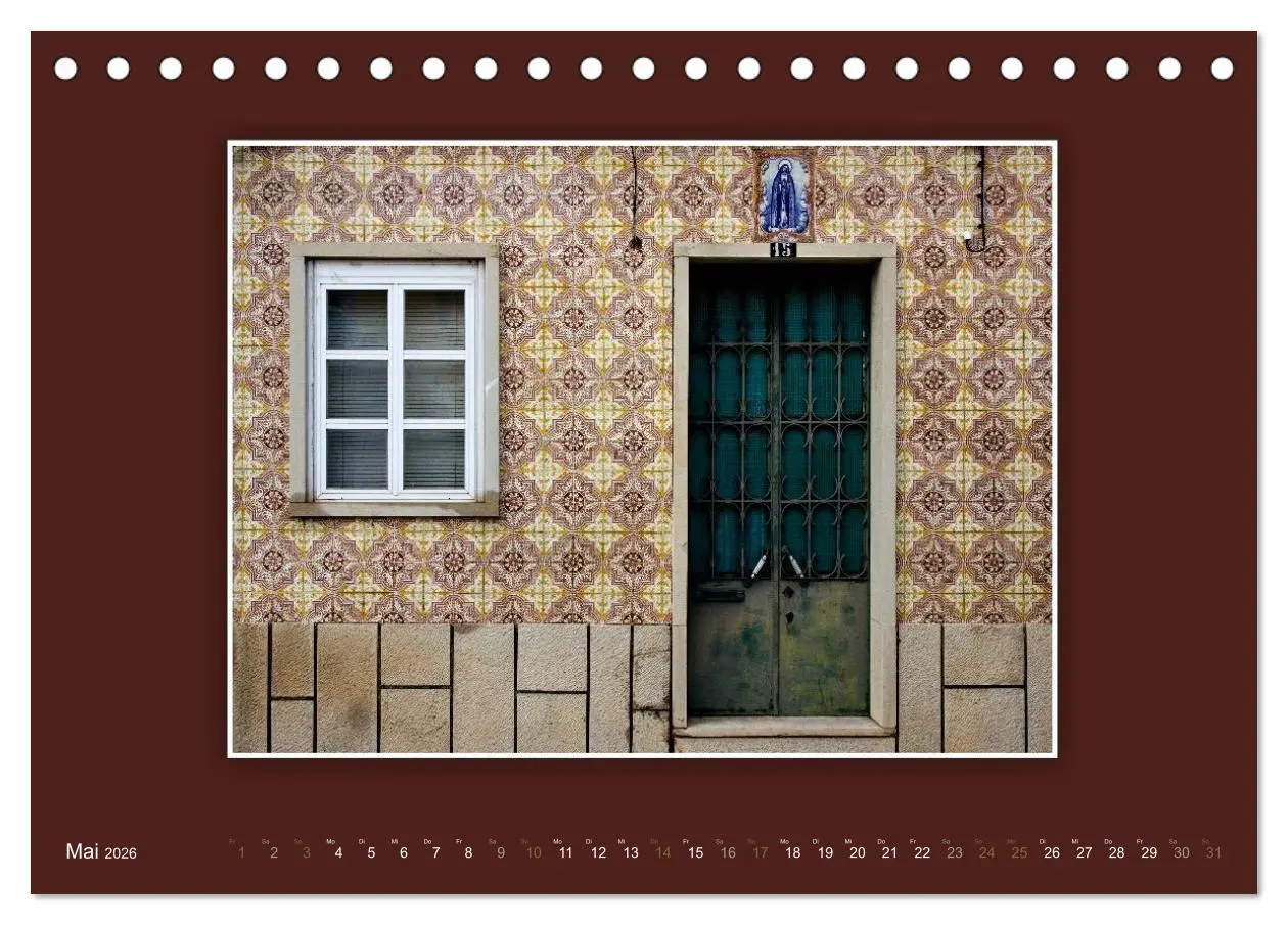 Bild: 9783516162691 | Azulejo-Fassaden in Portugal (Tischkalender 2026 DIN A5 quer),...