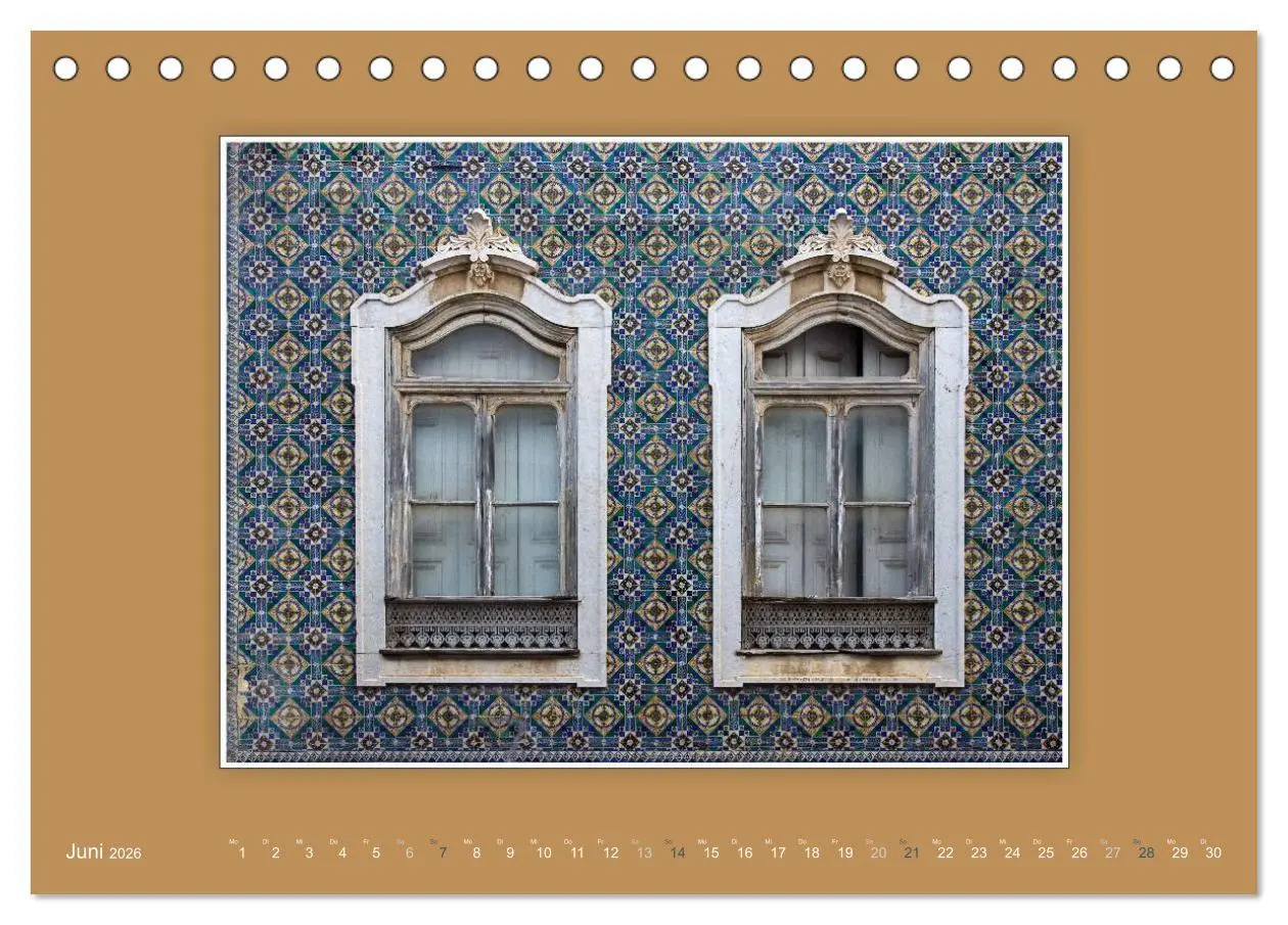 Bild: 9783516162691 | Azulejo-Fassaden in Portugal (Tischkalender 2026 DIN A5 quer),...
