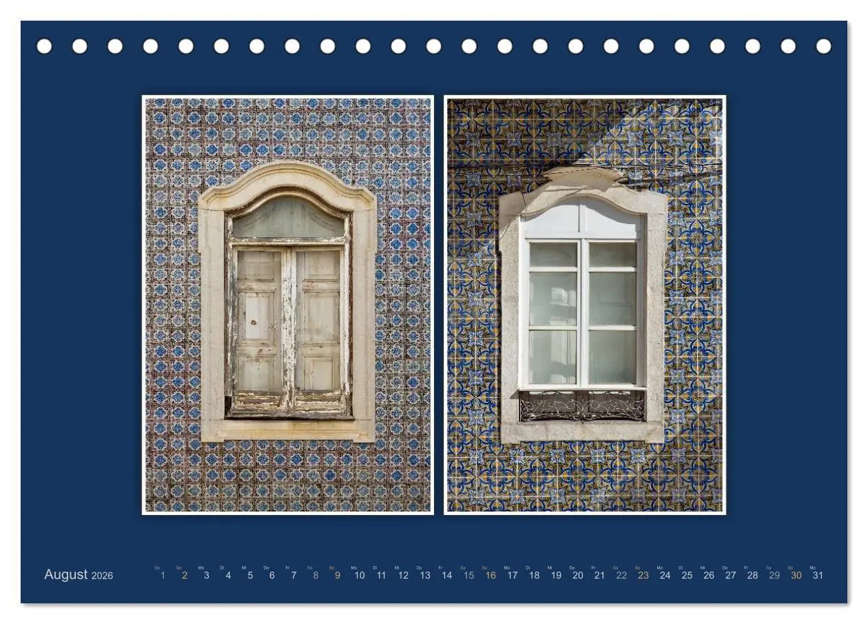 Bild: 9783516162691 | Azulejo-Fassaden in Portugal (Tischkalender 2026 DIN A5 quer),...