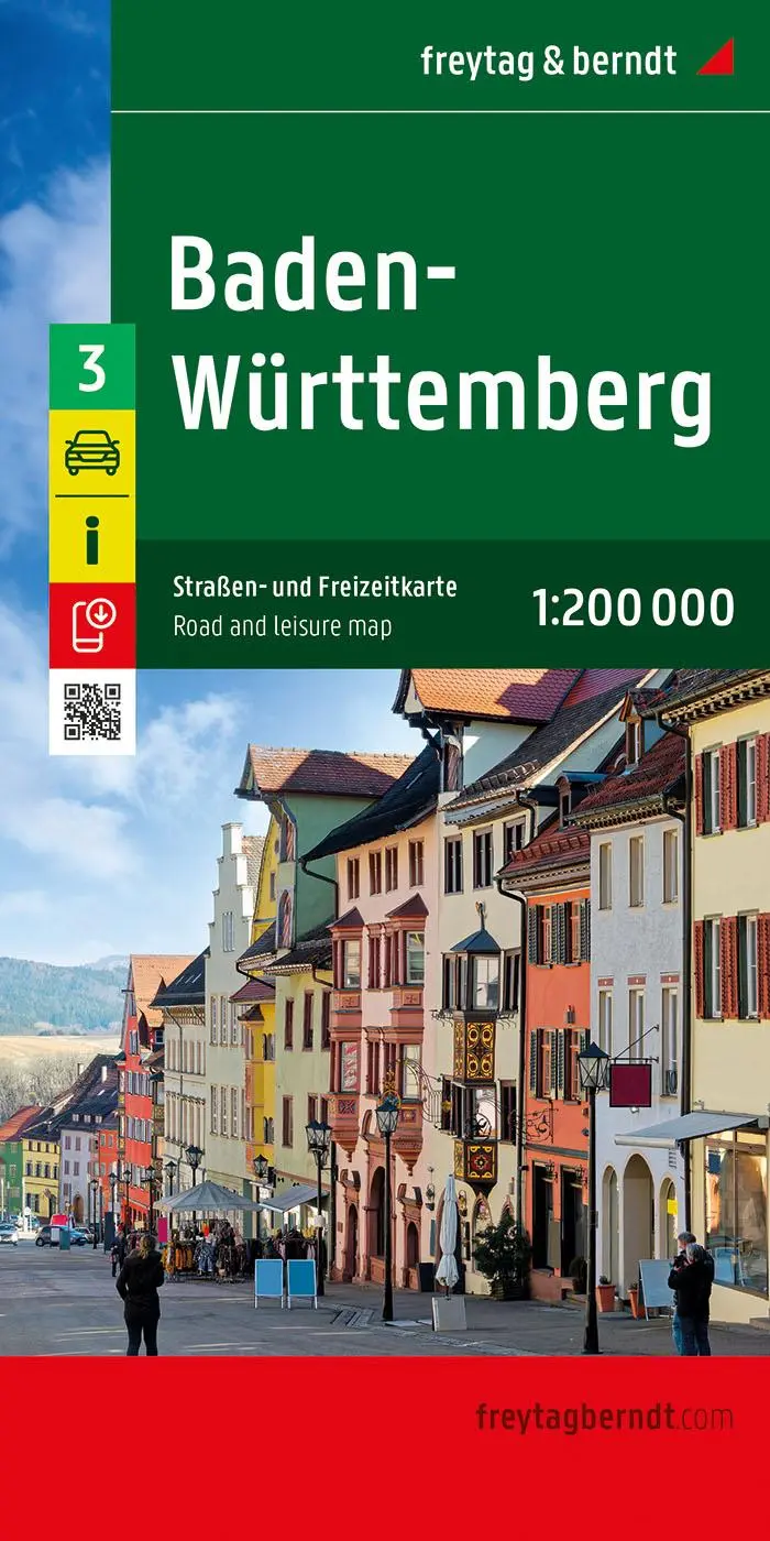Cover: 9783707922691 | Baden-Württemberg, Straßen- und Freizeitkarte 1:200.000, freytag &amp;...