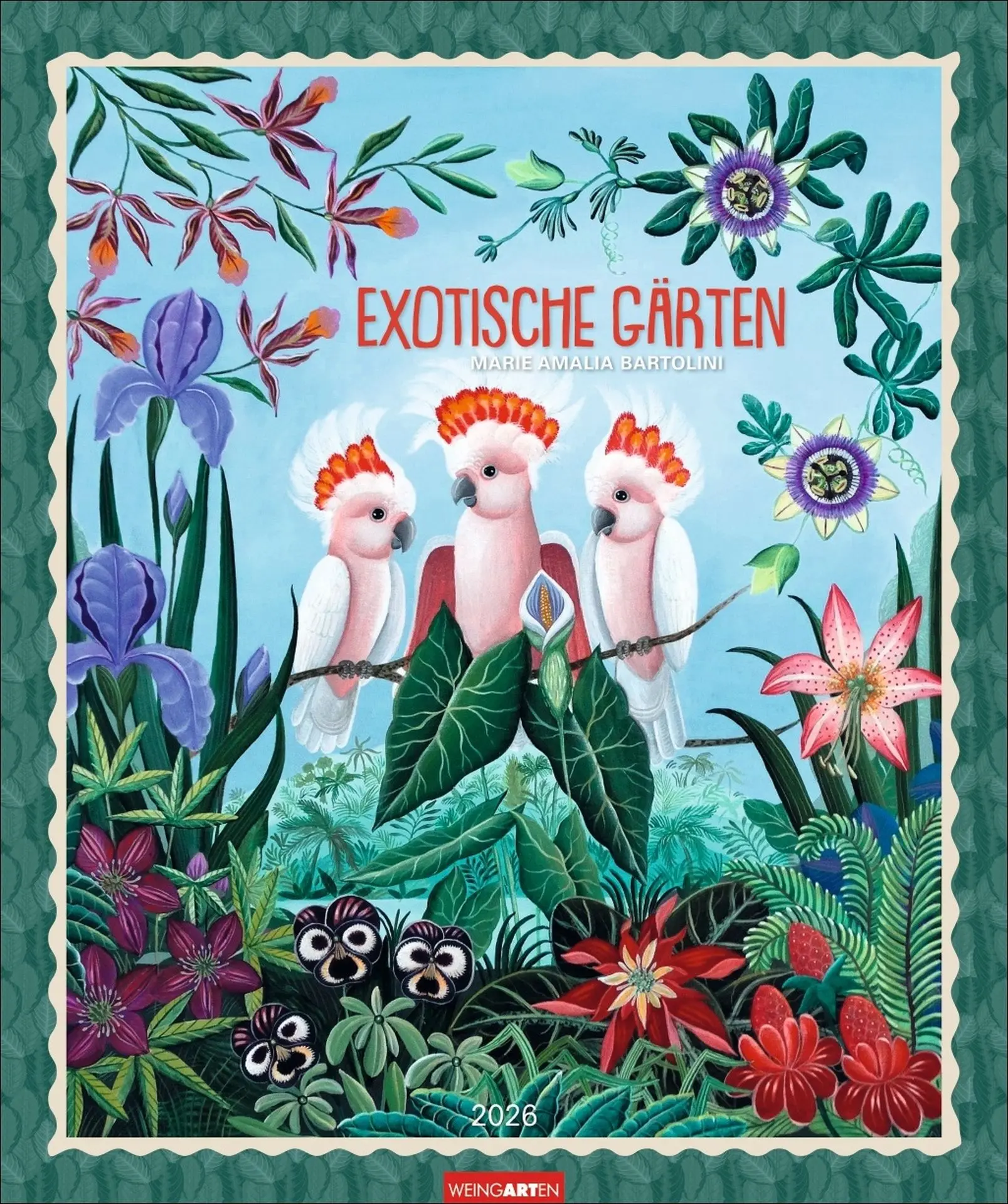 Cover: 9783839902691 | Exotische Gärten Edition Kalender 2026 | Maria Amalia Bartolini | 2026