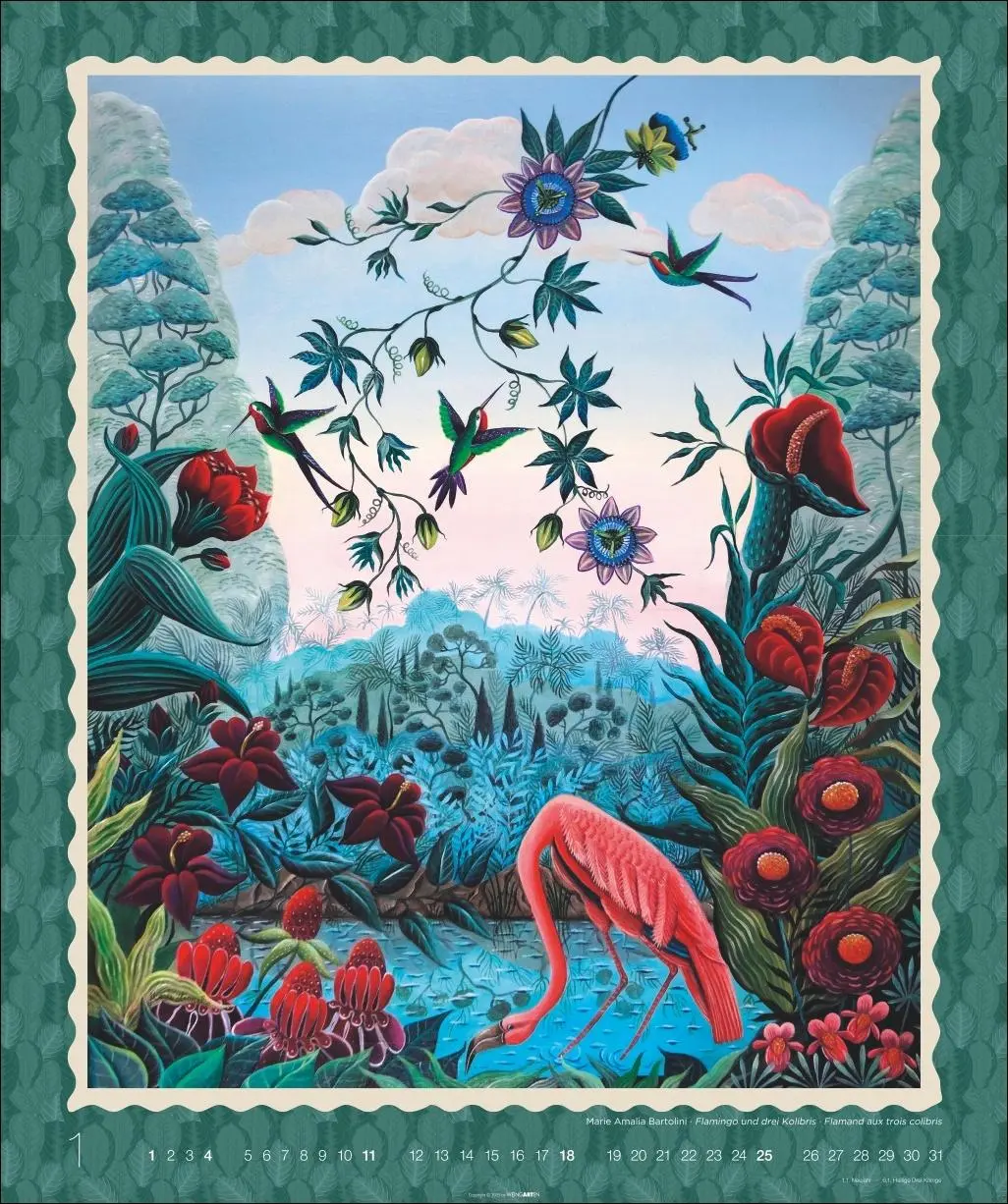 Bild: 9783839902691 | Exotische Gärten Edition Kalender 2026 | Maria Amalia Bartolini | 2026
