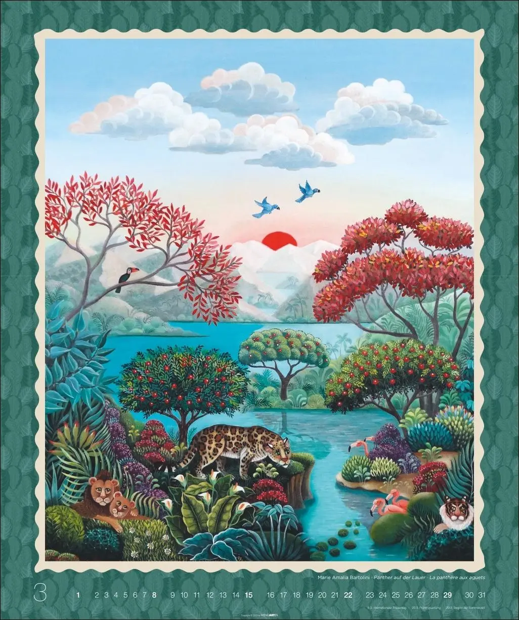 Bild: 9783839902691 | Exotische Gärten Edition Kalender 2026 | Maria Amalia Bartolini | 2026