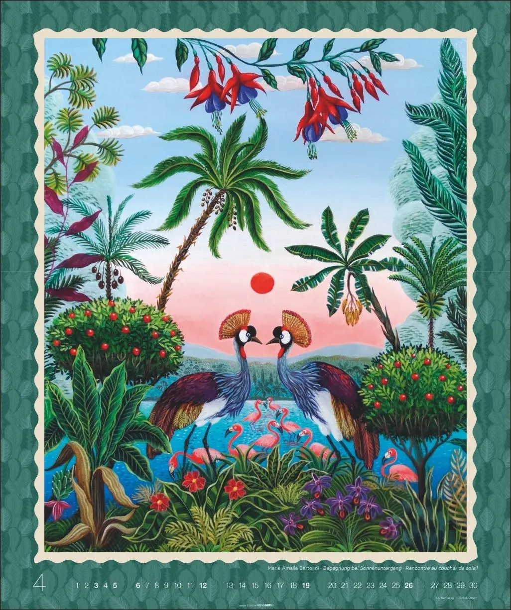Bild: 9783839902691 | Exotische Gärten Edition Kalender 2026 | Maria Amalia Bartolini | 2026