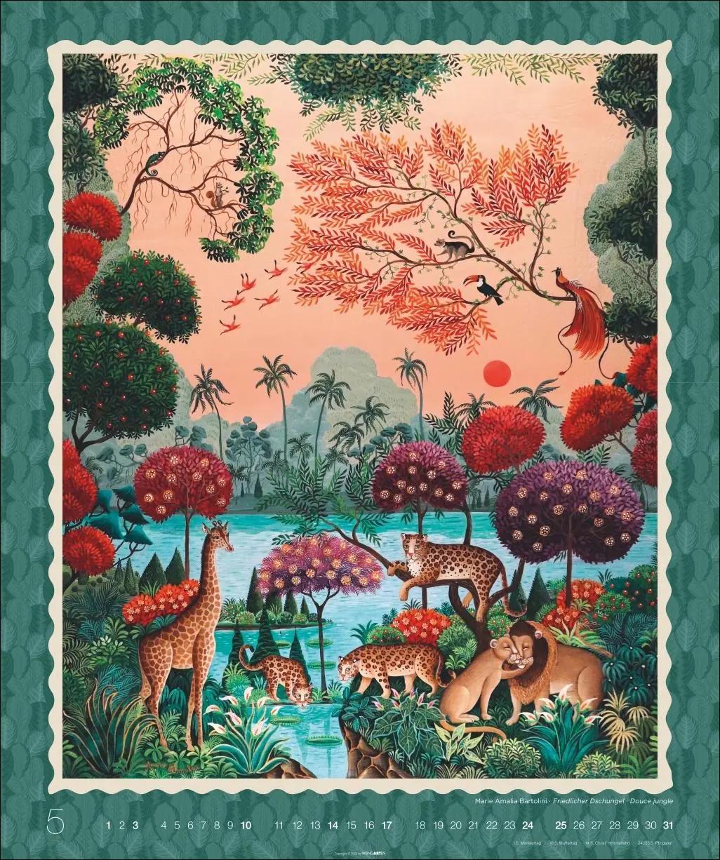 Bild: 9783839902691 | Exotische Gärten Edition Kalender 2026 | Maria Amalia Bartolini | 2026