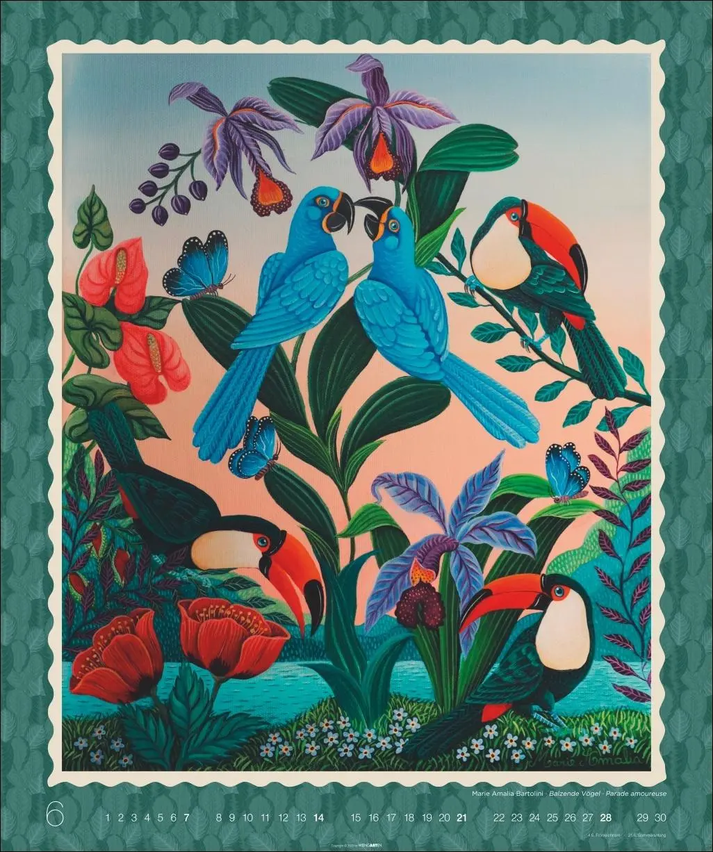 Bild: 9783839902691 | Exotische Gärten Edition Kalender 2026 | Maria Amalia Bartolini | 2026