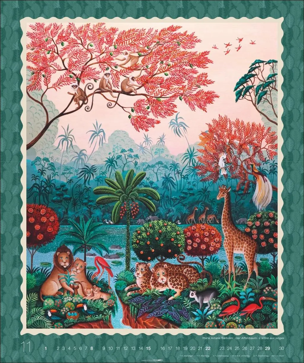 Bild: 9783839902691 | Exotische Gärten Edition Kalender 2026 | Maria Amalia Bartolini | 2026