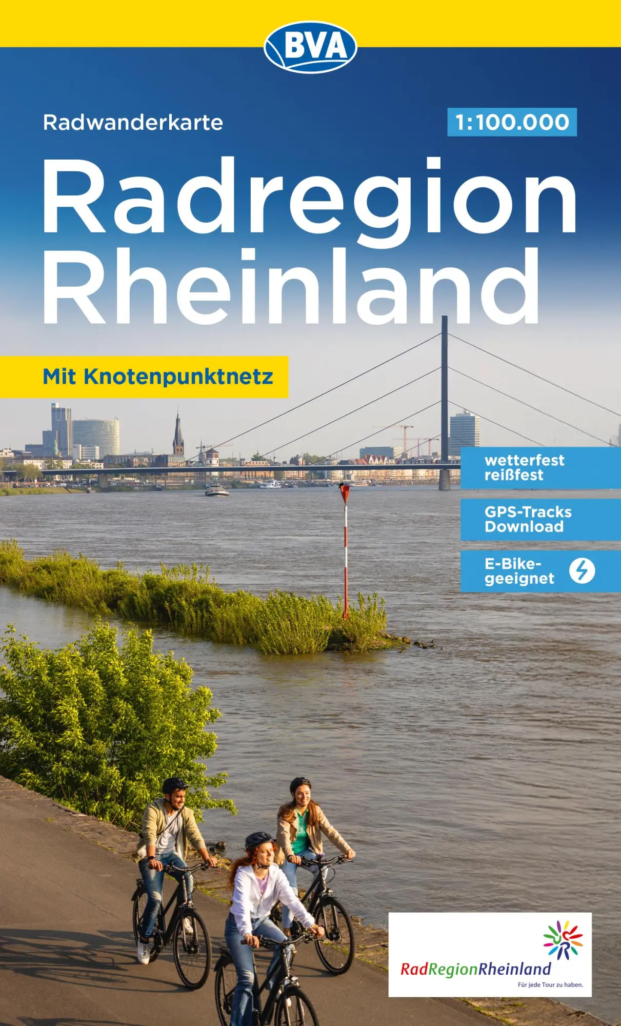 Cover: 9783969902691 | BVA Radwanderkarte Die schönsten Radtouren in der RadRegion...