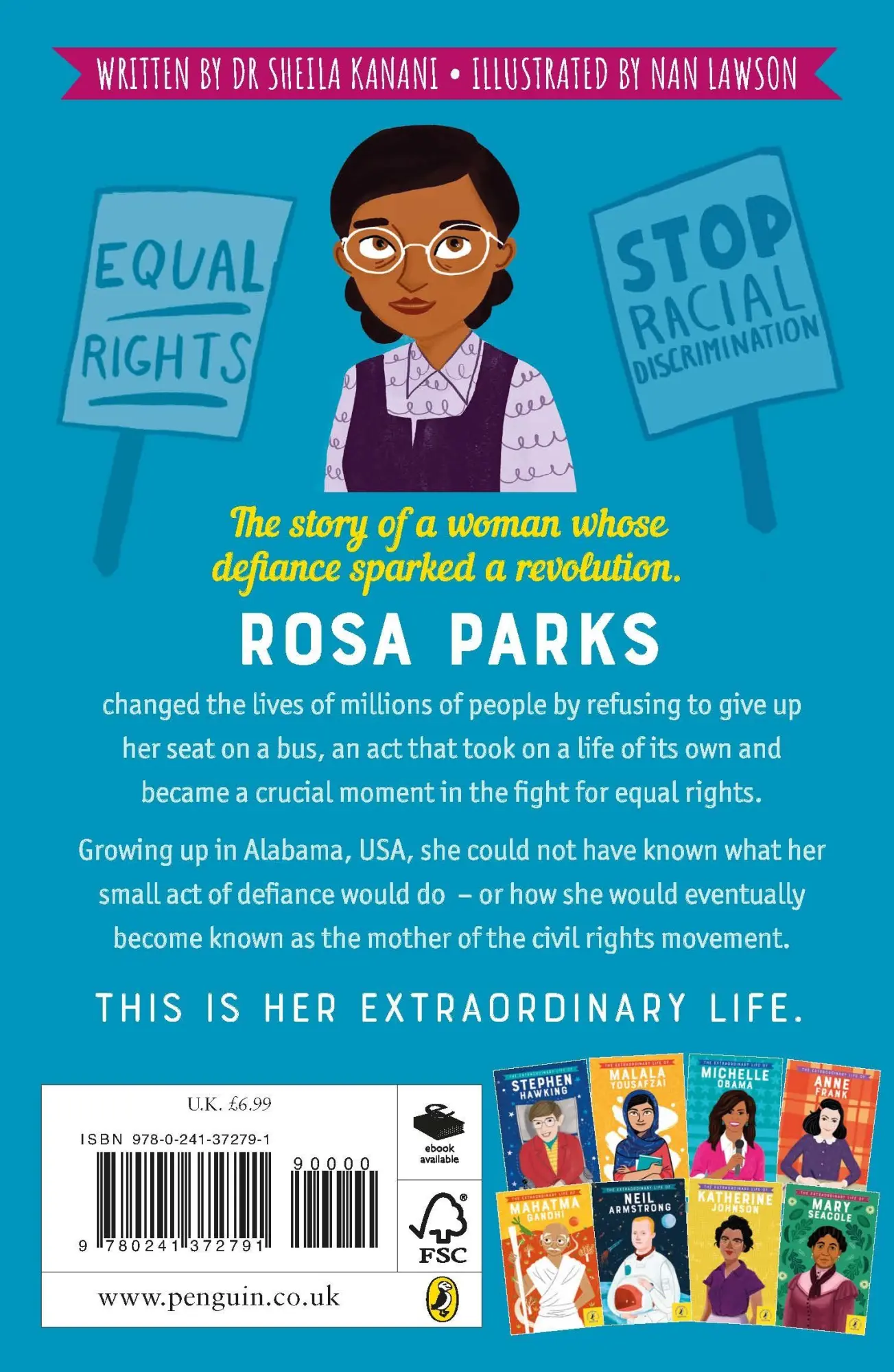 Rückseite: 9780241372791 | The Extraordinary Life of Rosa Parks | Sheila Kanani | Taschenbuch