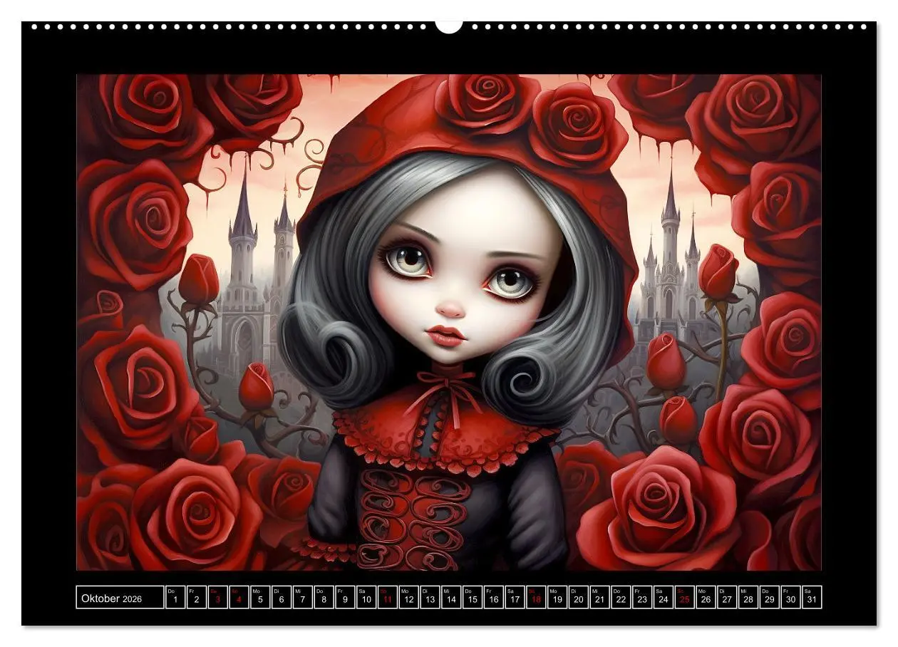 Bild: 9783457512791 | Little Gothic Queens. Surrealistische Illustrationen (hochwertiger...