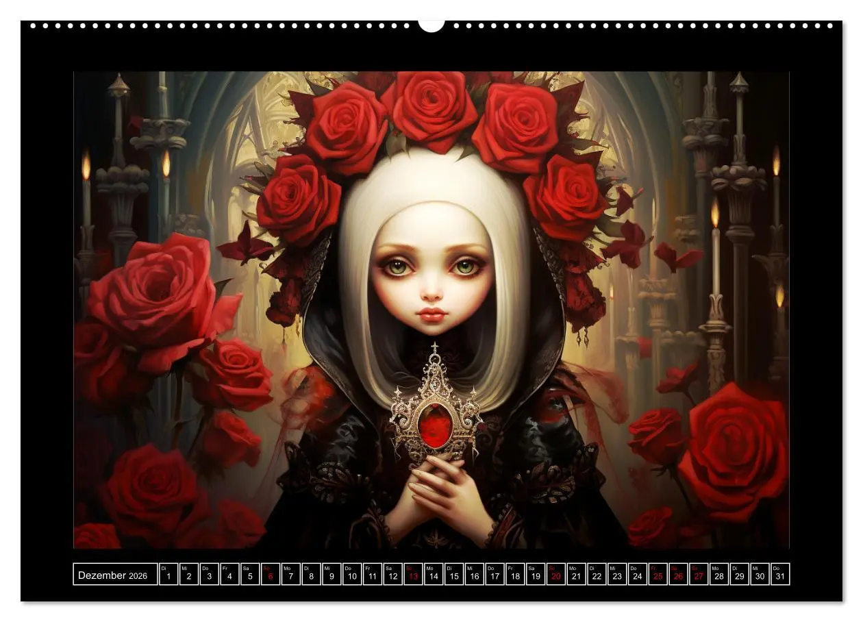 Bild: 9783457512791 | Little Gothic Queens. Surrealistische Illustrationen (hochwertiger...